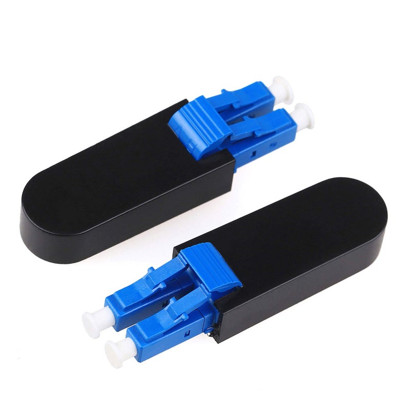 KELUSHI LC/UPC SM MM OM3 OM4 Fiber Optic Adapter Loopback Adapter Connector (1pcs) (Type: LC/UPC SM-9/125) - Image 1